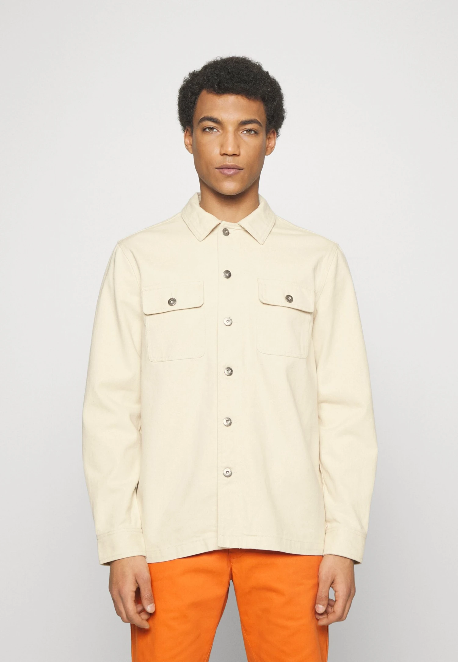 Pier One Undyed Twill- Chaqueta Vaquera - White 3 Pier One Undyed Twill- Chaqueta Vaquera - White