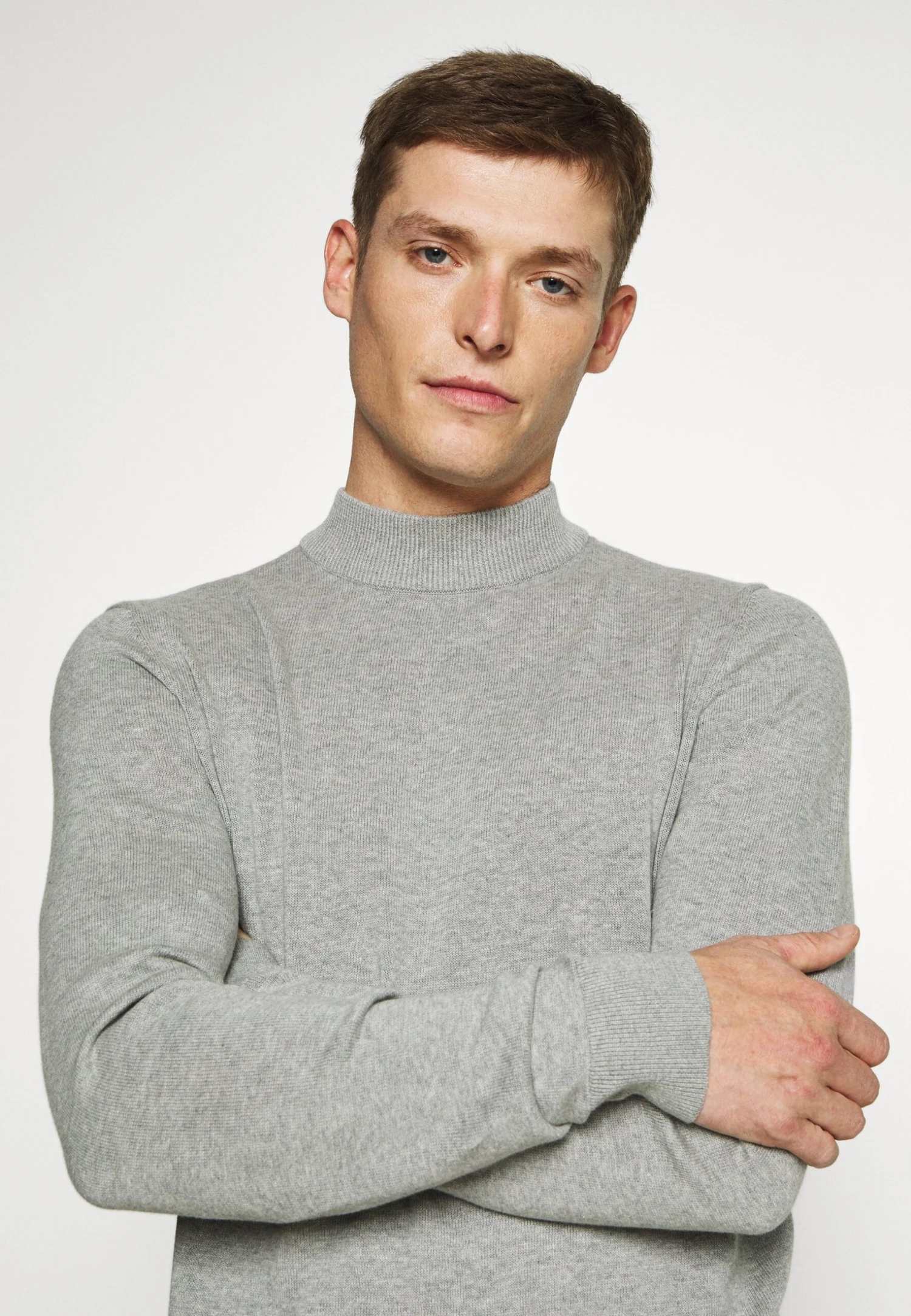 Pier One Jersey De Punto - Mottled Light Grey 6 Pier One Jersey De Punto - Mottled Light Grey - Imagen 4