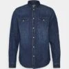 Pier One Denim - Camisa - Blue Denim -Pier One Tienda de ventas 14816eb33aa843d586d3ae8070a120b6