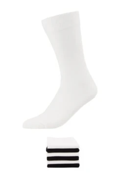 Pier One 7 Pack - Calcetines - White/Black -Pier One Tienda de ventas 14ee74fff78040a385642c4a34895df4