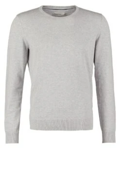 Pier One Basic Crewneck - Jersey De Punto - Light Grey -Pier One Tienda de ventas 164460f190b04ae58b2180589ab3c026
