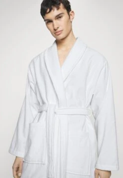 Pier One Shawl Towel Bathrobe - Albornoz - White -Pier One Tienda de ventas 1750537fe5284a27957b17c8aded1f98