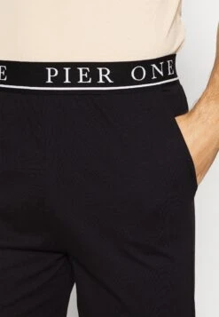Pier One Pantalón De Pijama - Black -Pier One Tienda de ventas 1e9dc1d7f16140e7aa8f61ed340d94bd