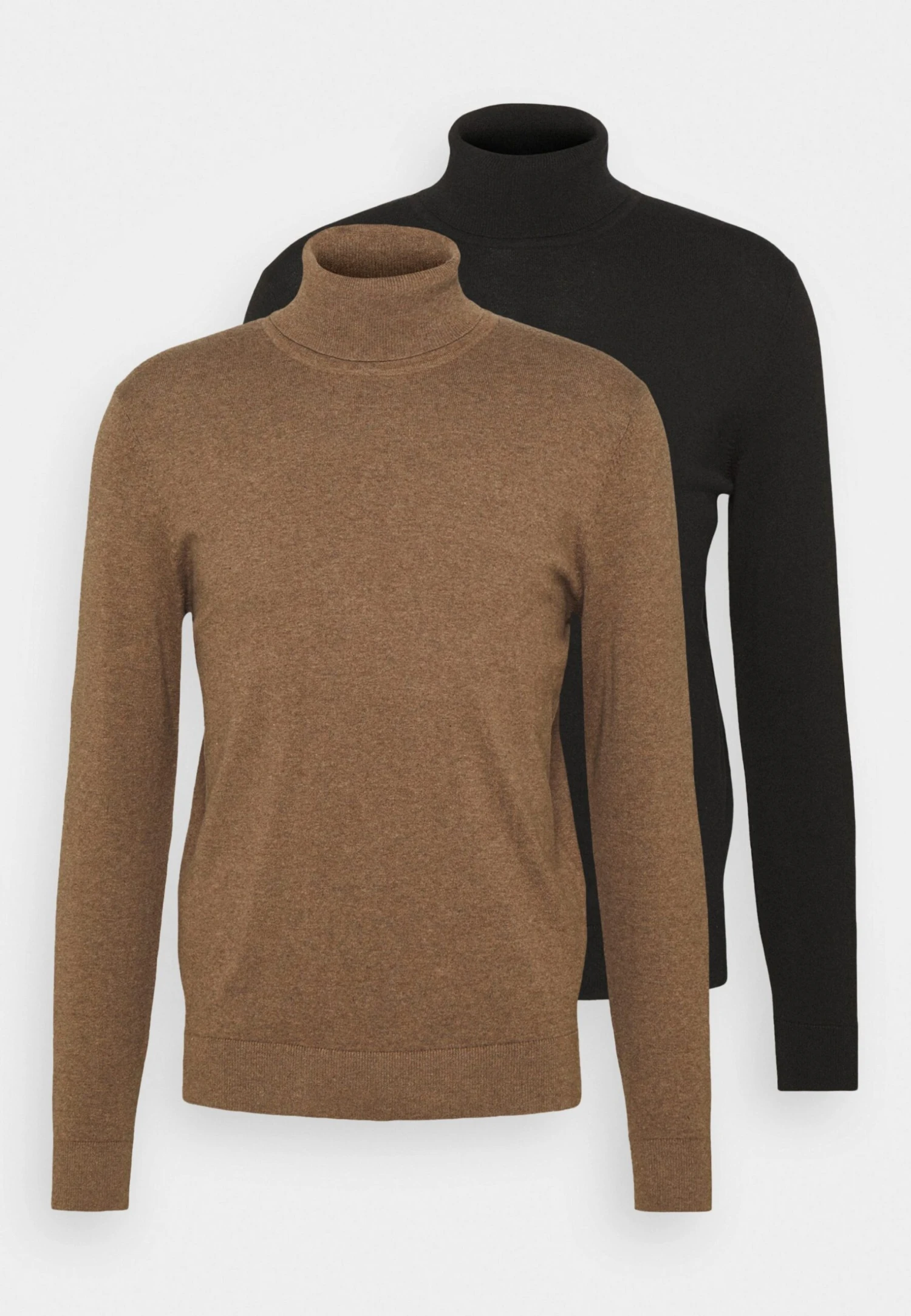 Pier One 2 Pack - Basic Turtleneck - Jersey De Punto - Black/Mottled Brown 8 Pier One 2 Pack - Basic Turtleneck - Jersey De Punto - Black/Mottled Brown - Imagen 6