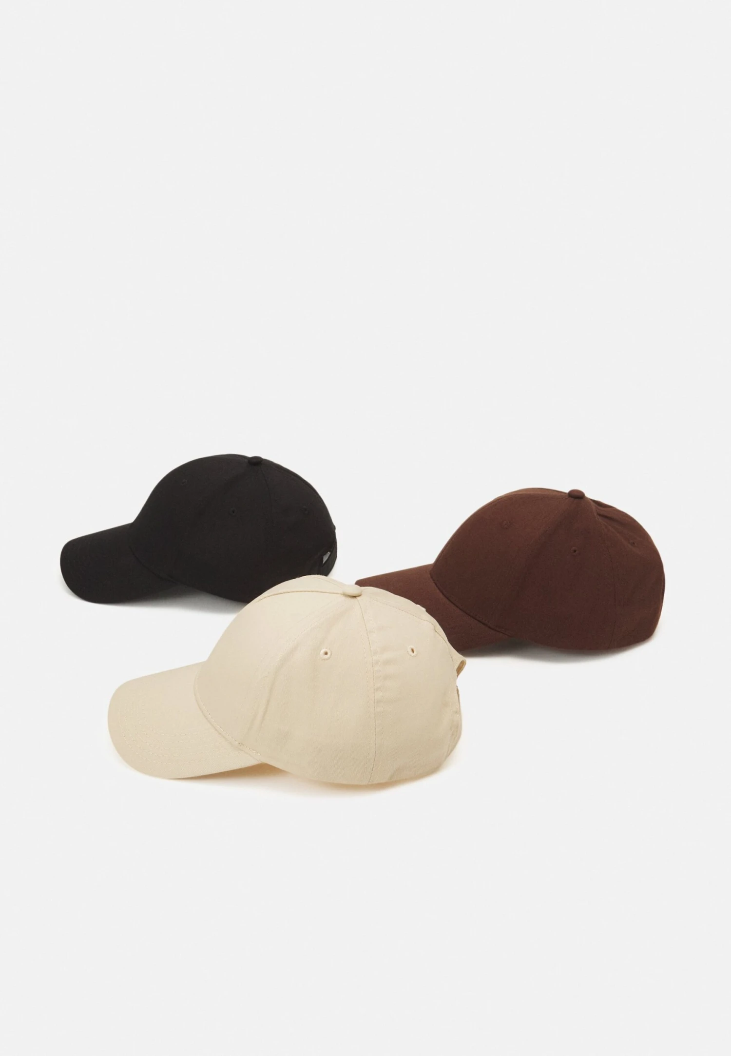 Pier One Unisex 3 Pack - Gorra - Black/Dark Brown/Beige 5 Pier One Unisex 3 Pack - Gorra - Black/Dark Brown/Beige - Imagen 3