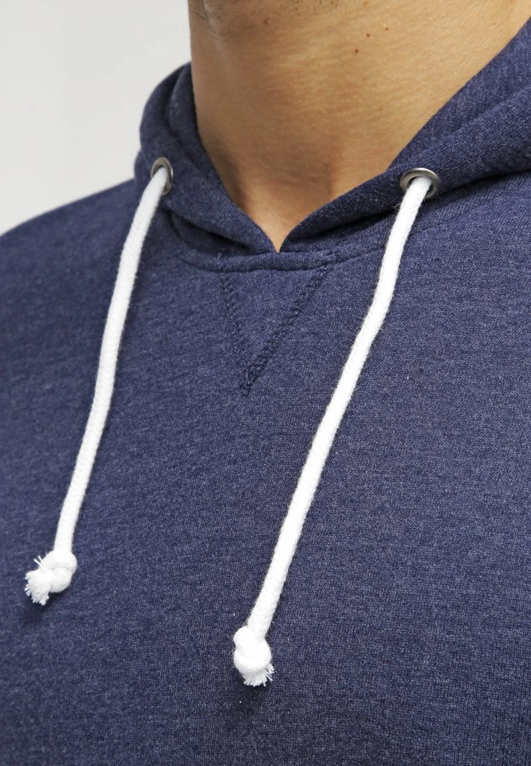 Pier One Jersey Con Capucha - Dark Blue Melange 9 Pier One Jersey Con Capucha - Dark Blue Melange - Imagen 7