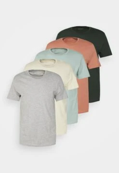Pier One 5 Pack - Camiseta Básica - Stone/Blue/Mottled Light Grey - 11 Pier One 5 Pack - Camiseta Básica - Stone/Blue/Mottled Light Grey - -Pier One Tienda de ventas 42cda703336d4dcb8711b4fa15410f2e