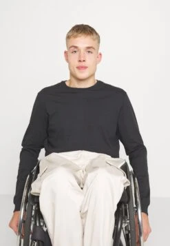 Pier One Camiseta De Manga Larga - Black -Pier One Tienda de ventas 45cf56a72ccd449798b5c18cbbf5aa1d