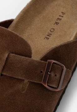 Pier One Leather Unisex - Pantuflas - Brown -Pier One Tienda de ventas 47364cdc1dcd4794860a5f6810594e6c
