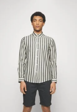 Pier One Camisa - Dark Blue/White