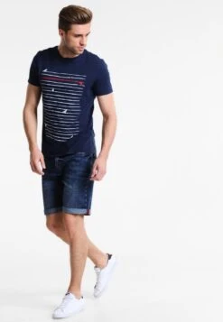 Pier One Camiseta Estampada - Navy -Pier One Tienda de ventas 4c2c987e1e094b968f627806c4b72b65