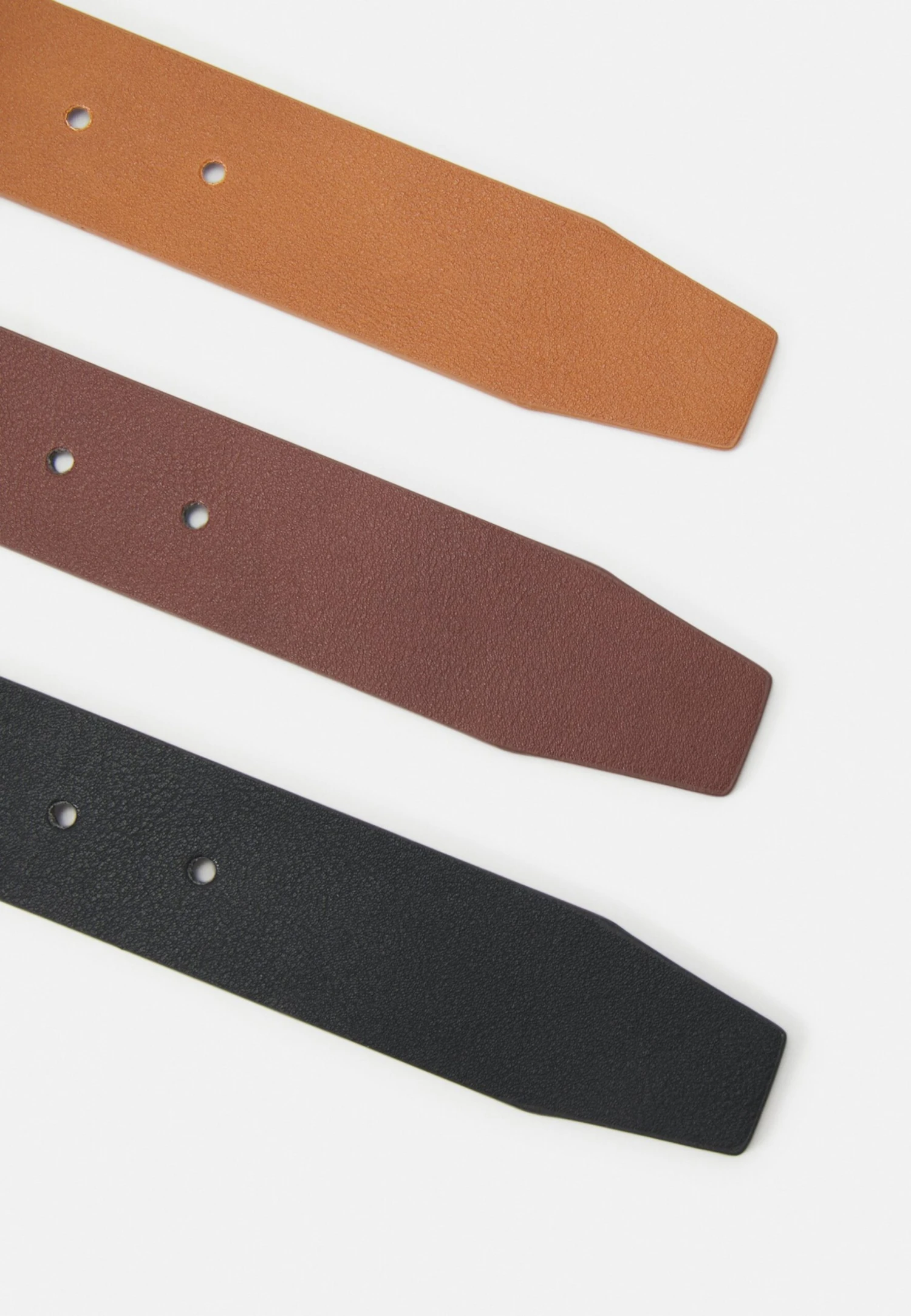 Pier One 3 Pack Unisex - Cinturón - Black/Brown/Cognac 5 Pier One 3 Pack Unisex - Cinturón - Black/Brown/Cognac - Imagen 3