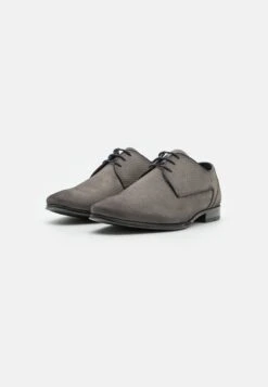 Pier One Leather - Zapatos De Vestir - Dark Grey -Pier One Tienda de ventas 50adc3bf0aa045b8a231ed8e6245f002