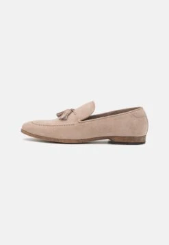 Pier One Leather - Mocasines - Beige