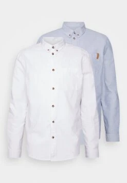 Pier One 2 Pack - Camisa - White/Light Blue -Pier One Tienda de ventas 645ebd8a655b4f1c832198d0ae9d009a