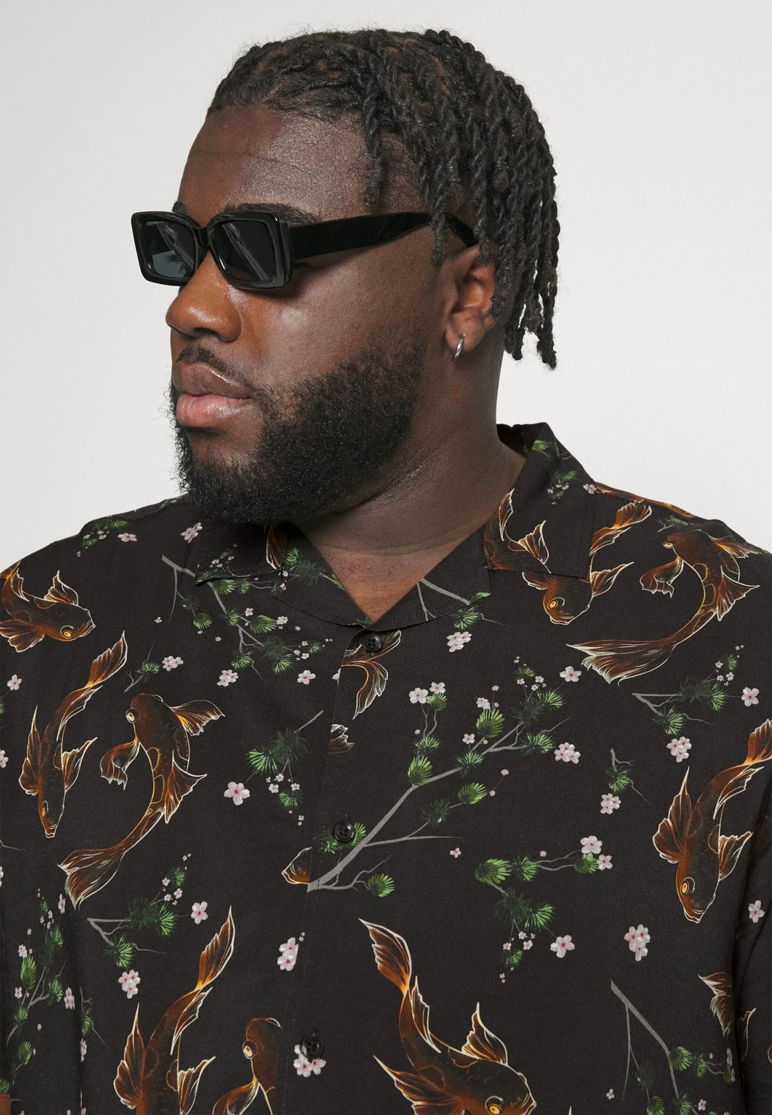 Pier One Asian Print Resort - Camisa -Black 6 Pier One Asian Print Resort - Camisa -Black - Imagen 4