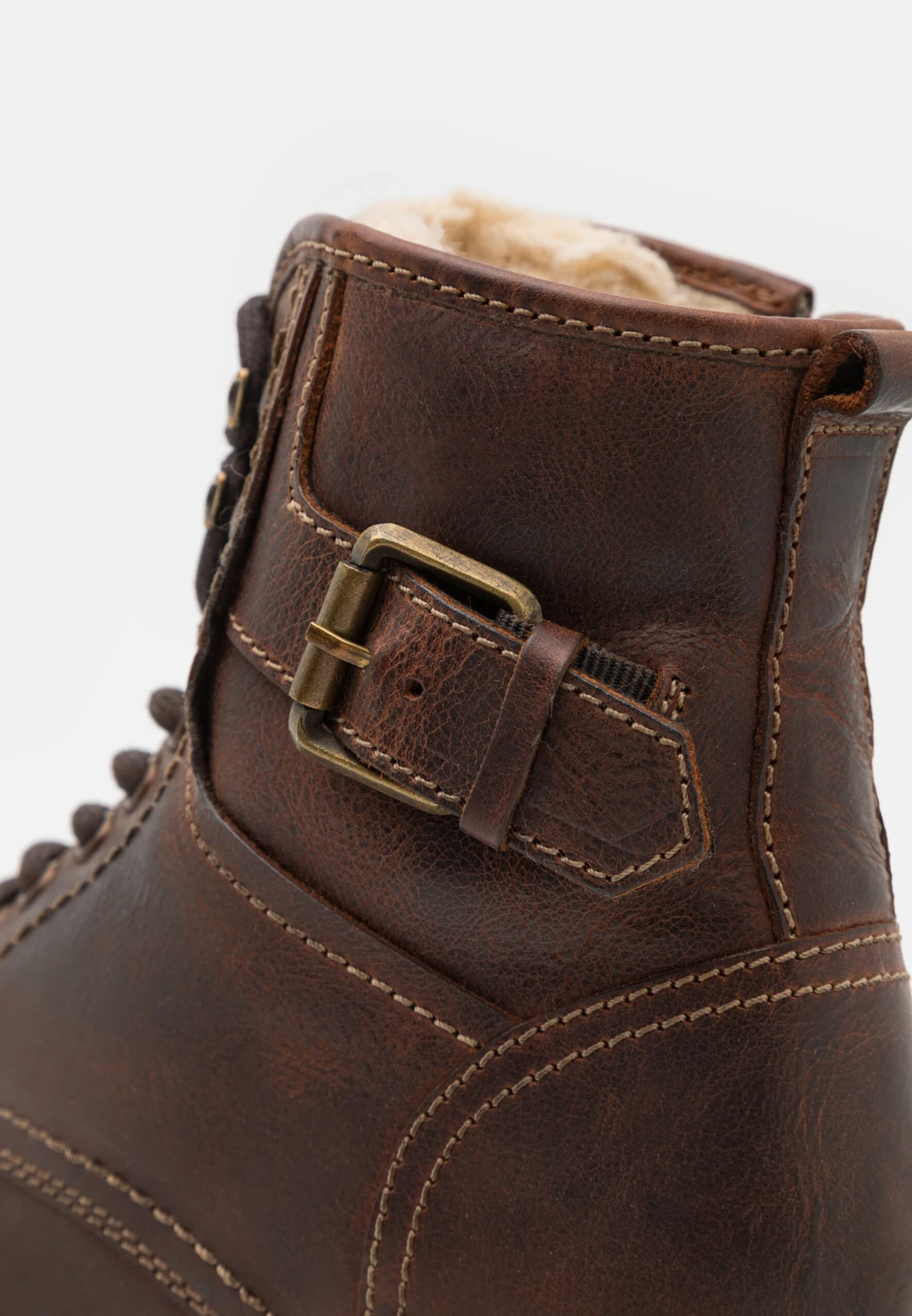 Pier One Leather - Botines Con Cordones - Brown 8 Pier One Leather - Botines Con Cordones - Brown - Imagen 6