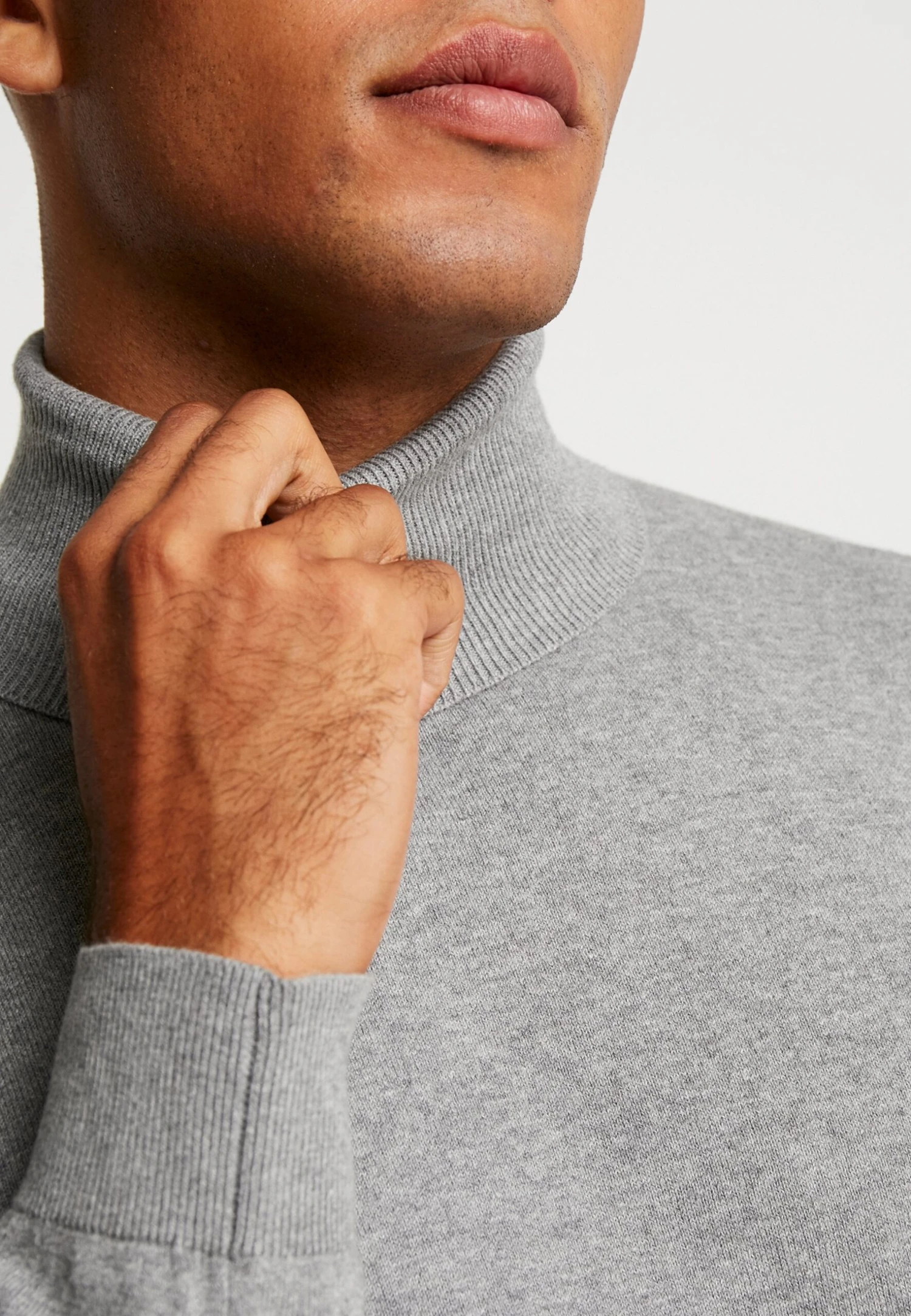 Pier One Jersey De Punto - Mottled Light Grey 8 Pier One Jersey De Punto - Mottled Light Grey - Imagen 6