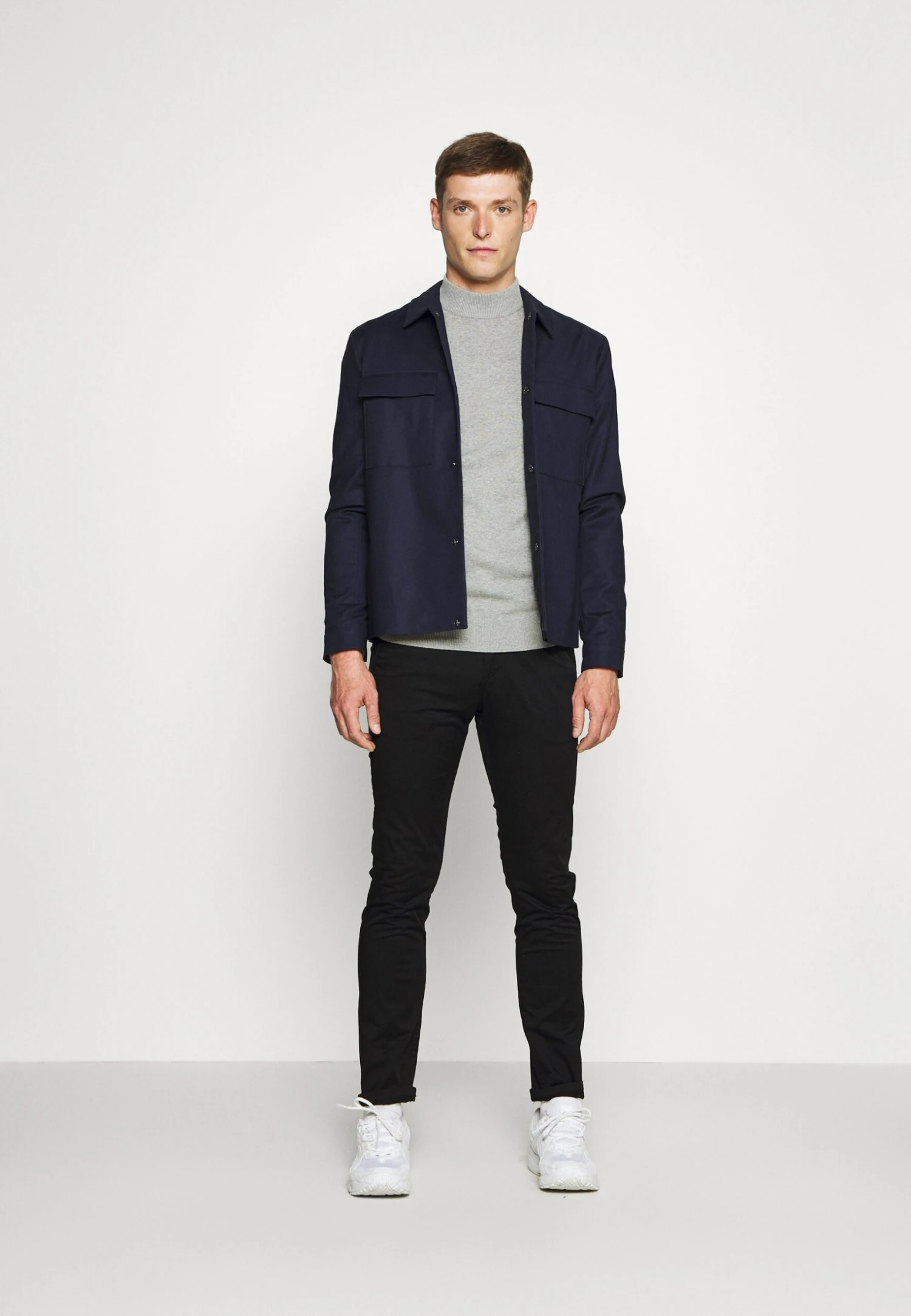 Pier One Jersey De Punto - Mottled Light Grey 4 Pier One Jersey De Punto - Mottled Light Grey - Imagen 2