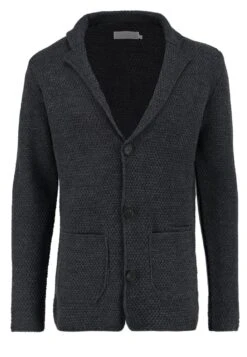 Pier One Chaqueta De Punto - Mottled Dark Grey -Pier One Tienda de ventas 6ed42d0de2004800aef666fff4a1b55c