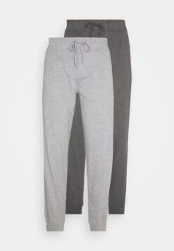 Pier One 2 Pack - Pantalón De Pijama - Mottled Dark Grey/Mottled Grey -Pier One Tienda de ventas 7438e3af94d84f41a7e5cef68ab55737