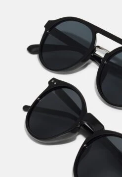 Pier One Unisex 2 Pack - Gafas De Sol - Black -Pier One Tienda de ventas 74d856a3cce342899219470f656bd803