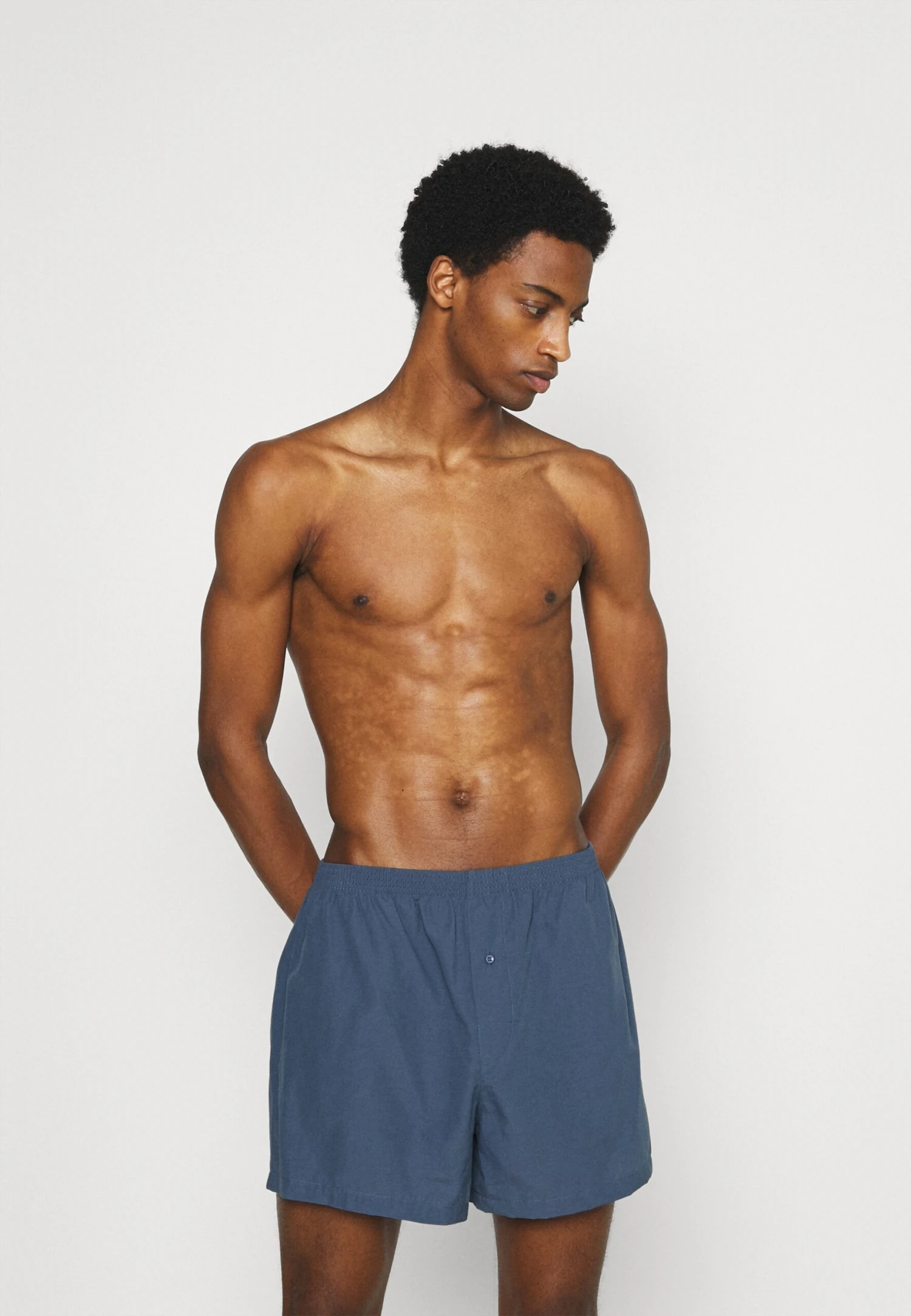 Pier One 5 Pack - Boxer - Dark Blue/Blue 3 Pier One 5 Pack - Boxer - Dark Blue/Blue