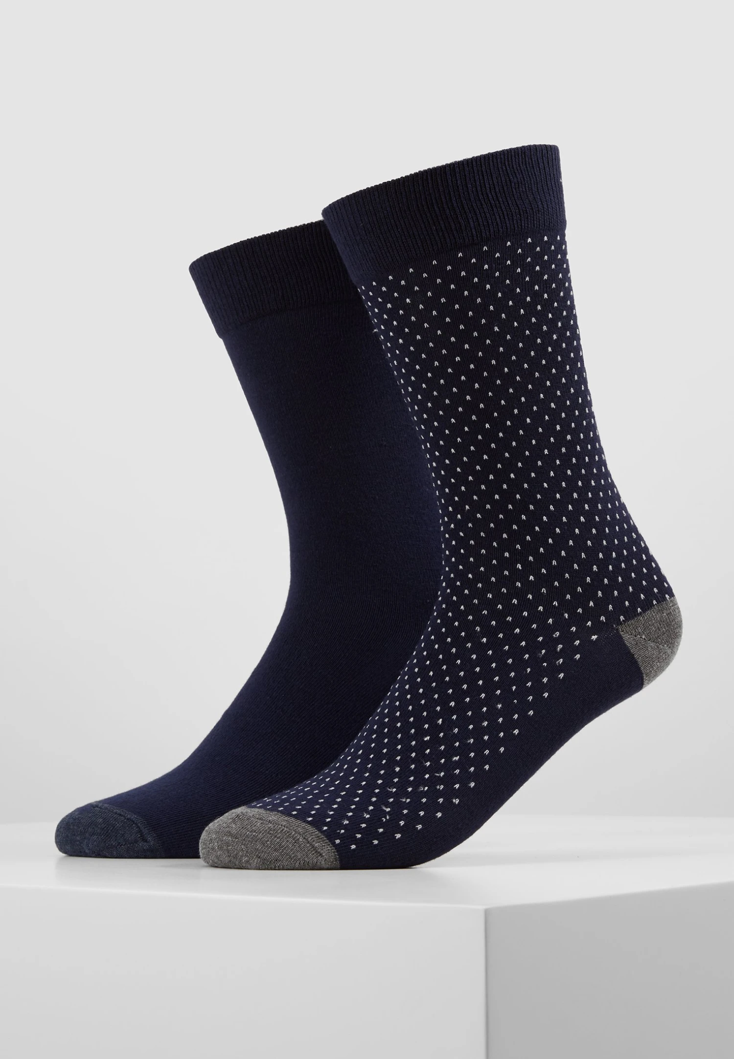 Pier One 5 Pack - Calcetines - Dark Blue/Mottled Grey 6 Pier One 5 Pack - Calcetines - Dark Blue/Mottled Grey - Imagen 4