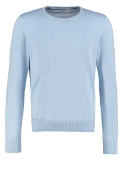 Pier One Basic Crewneck - Jersey De Punto - Light Blue -Pier One Tienda de ventas 80f1c7c7bbed4ed08a43aa5550fa92e2