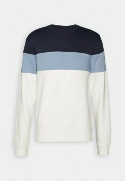 Pier One Sudadera - Blue/Off-White/Grey -Pier One Tienda de ventas 83dee5c3e1a64b45869067c626ecc580