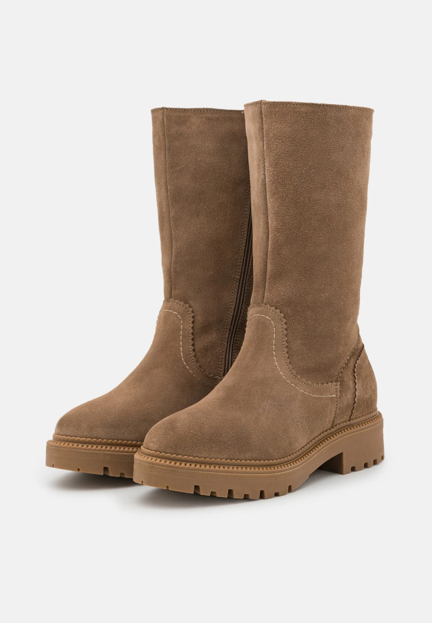 Pier One Leather Winter Boot - Botas - Taupe 5 Pier One Leather Winter Boot - Botas - Taupe - Imagen 3