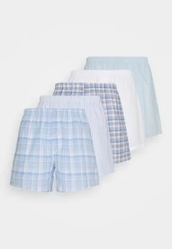 Pier One 5 Pack - Boxer - Light Blue/White -Pier One Tienda de ventas 843919d02a024465b4f0a52da0998e48
