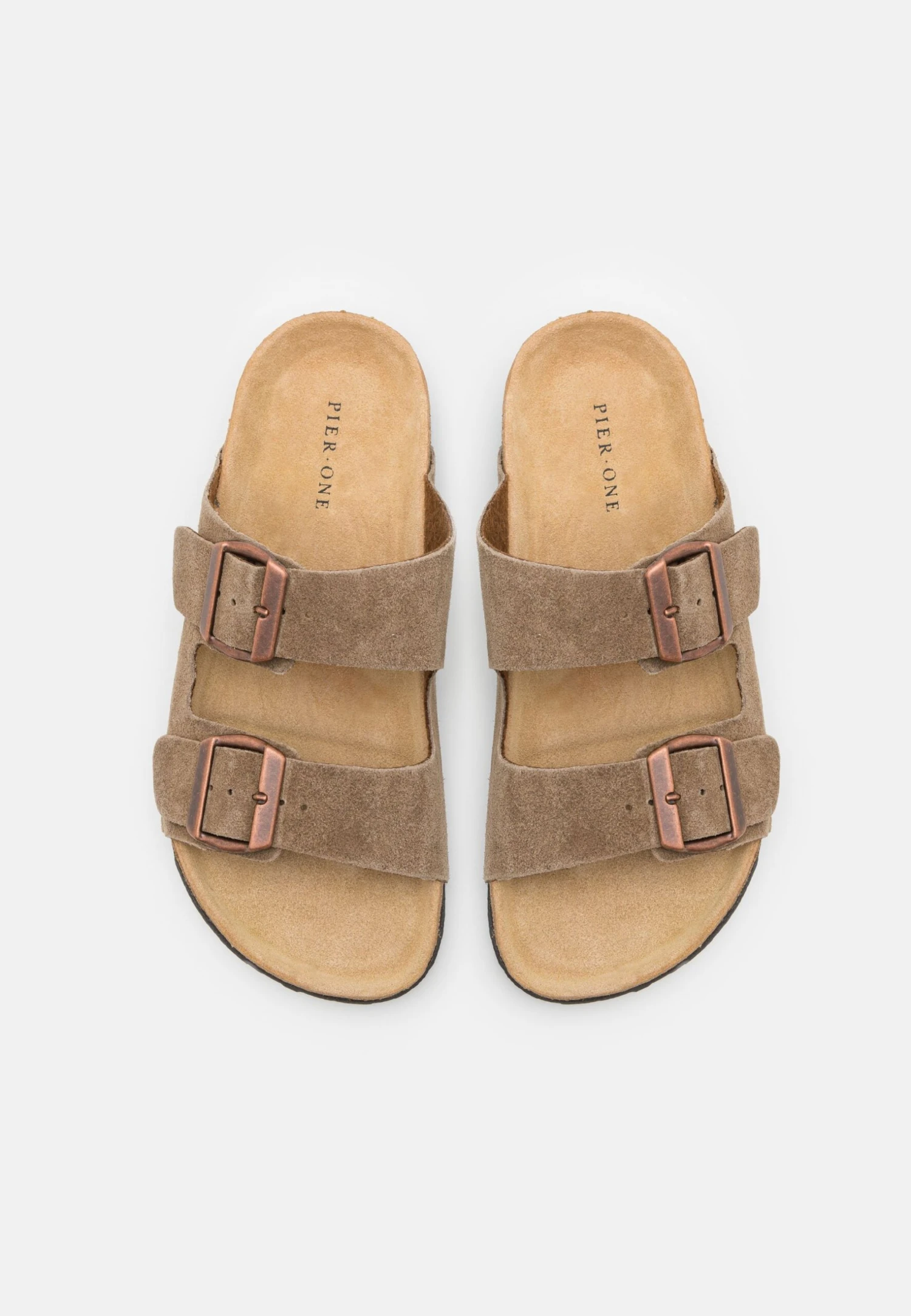 Pier One Leather Unisex - Pantuflas - Stone 6 Pier One Leather Unisex - Pantuflas - Stone - Imagen 4