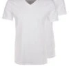 Pier One 2 Pack - Camiseta Básica - White -Pier One Tienda de ventas 90cafece5651477aa6c7695a68f429a4