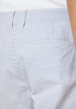 Pier One Pleated Seersucker Short - Shorts - Blue -Pier One Tienda de ventas 9511fb9334b8406c8dc31dbeff7d97b9