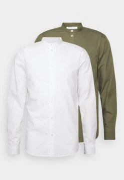 Pier One 2 Pack - Camisa - White/Olive 12 Pier One 2 Pack - Camisa - White/Olive -Pier One Tienda de ventas 988021f1de6844419b87bca9699448ac