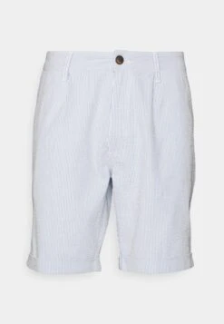 Pier One Pleated Seersucker Short - Shorts - Blue -Pier One Tienda de ventas a020ce1da6b84bd9bdafa40d5705abc0