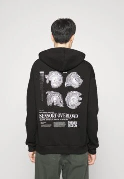 Pier One Wood Hoodie - Jersey Con Capucha - Black -Pier One Tienda de ventas a45506dc600346f3a3e78f9952b0fe73