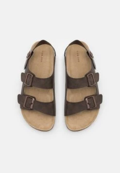 Pier One Unisex - Sandalias - Dark Brown -Pier One Tienda de ventas a689817c07e34f47aa63a98de89f094a