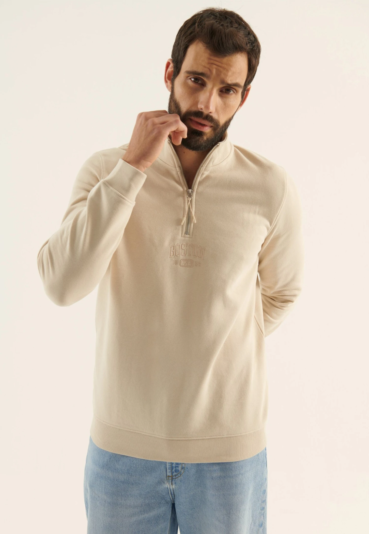 Pier One Sudadera - Beige 3 Pier One Sudadera - Beige