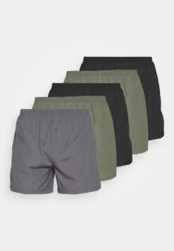 Pier One 5 Pack - Boxer - Black/Khaki/Dark Grey -Pier One Tienda de ventas aabf1b6cd2d84a338064454393e5f372