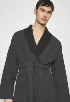 Pier One Shawl Towel Bathrobe - Albornoz - Dark Grey 11 Pier One Shawl Towel Bathrobe - Albornoz - Dark Grey -Pier One Tienda de ventas aedd72cbd7d04b83bcef8a6c104e08f9