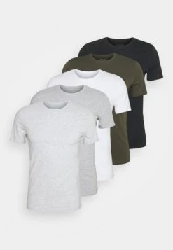 Pier One 5 Pack - Camiseta Básica - Black/White/Light Grey 19 Pier One 5 Pack - Camiseta Básica - Black/White/Light Grey -Pier One Tienda de ventas af2e3648ccfd4b198cd51d1c4b807340