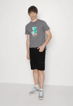 Pier One Unisex 2 Pack - Shorts Vaqueros - Blue/Black Denim -Pier One Tienda de ventas c0a1e1b030fa43118f482c2c587cc919