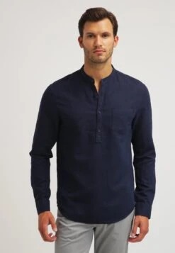 Pier One Camisa - Dark Blue