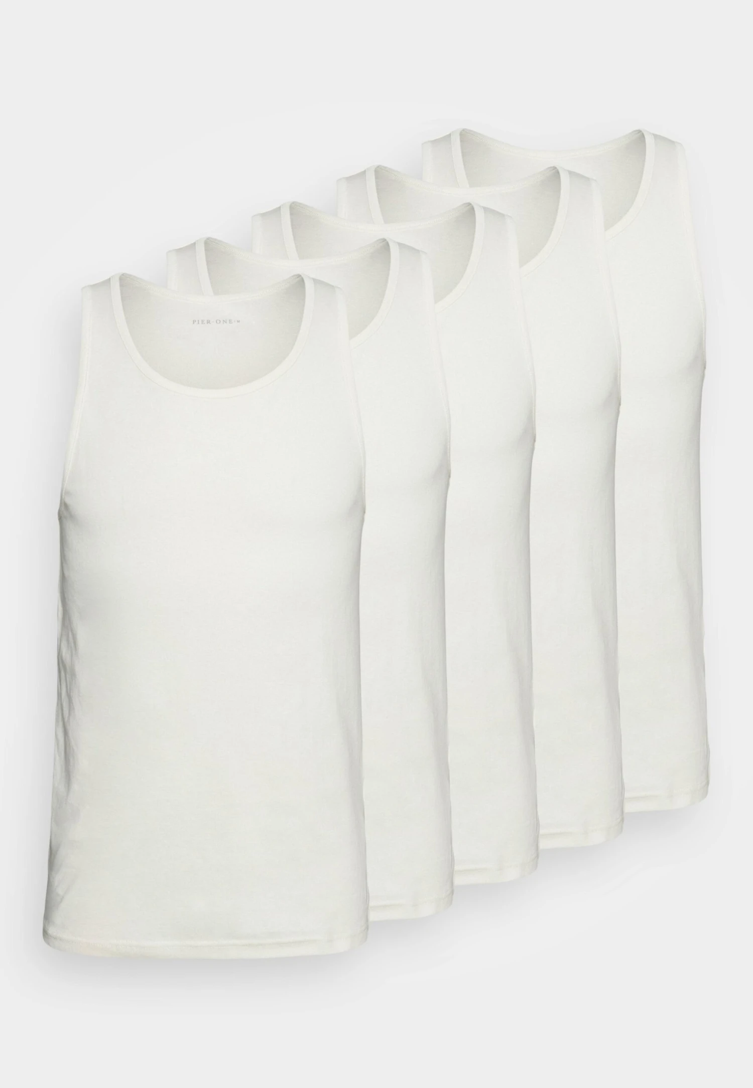 Pier One 5 Pack - Camiseta Interior - White 8 Pier One 5 Pack - Camiseta Interior - White - Imagen 6