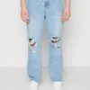 Pier One Distress On Knees - Vaqueros Boyfriend - Light Blue Denim -Pier One Tienda de ventas c70e5d5afc5f4fc1bdf2398420fe8195