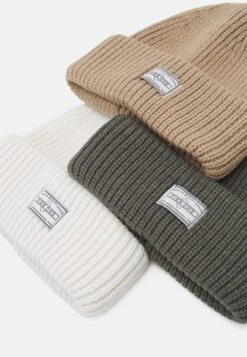 Pier One Unisex 3 Pack - Gorro - Beige/Green/White -Pier One Tienda de ventas c78d226f097e408aa23b2914e8a56ff4