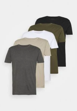 Pier One 5 Pack - Camiseta Básica - White/Dark Grey/Black 14 Pier One 5 Pack - Camiseta Básica - White/Dark Grey/Black -Pier One Tienda de ventas c8b9f5cce9884e23aebd3711252e2349