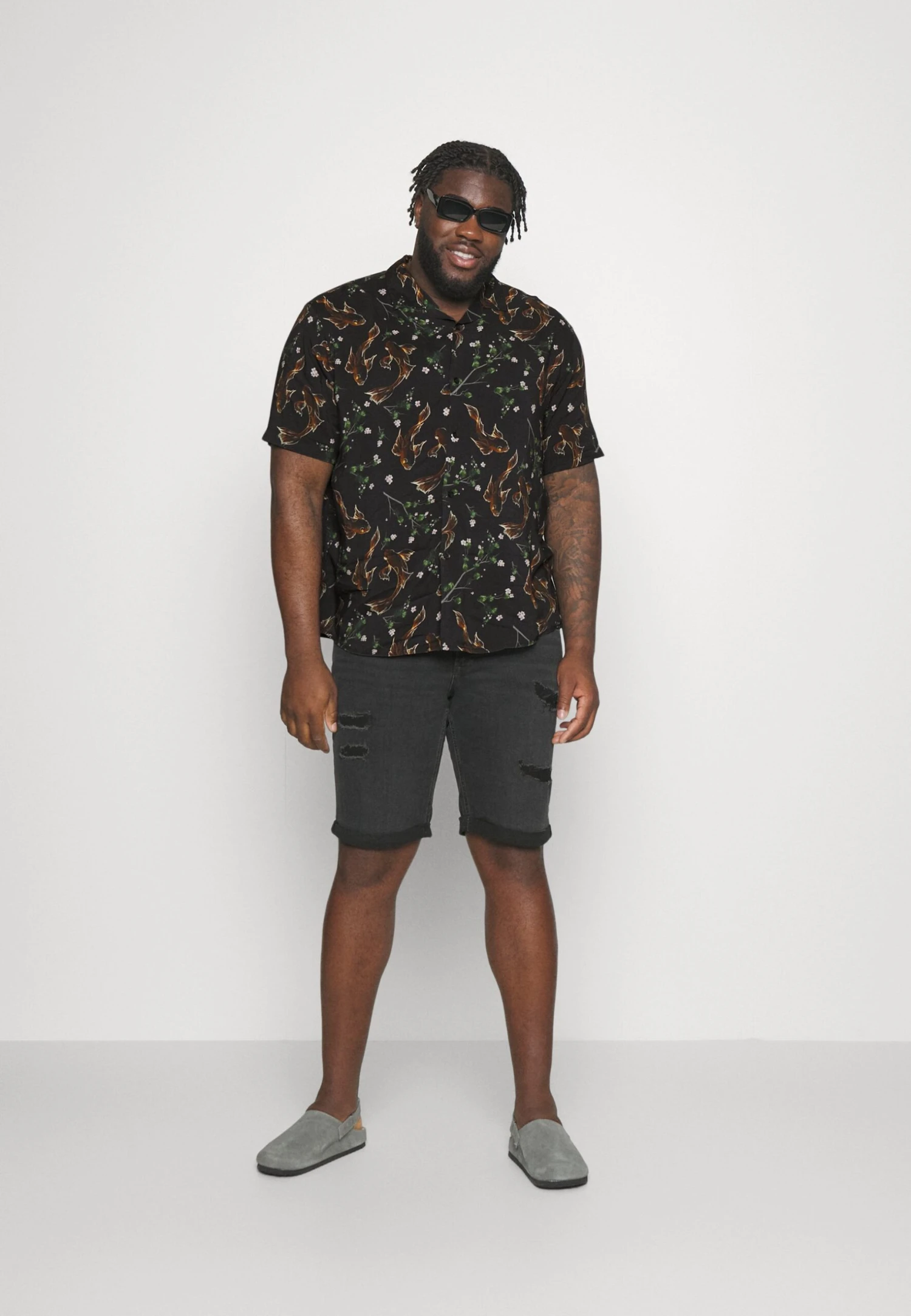 Pier One Asian Print Resort - Camisa -Black 4 Pier One Asian Print Resort - Camisa -Black - Imagen 2